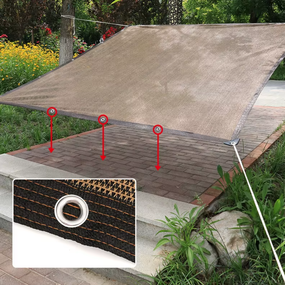 Voile d'Ombrage Trapeze pour Terrasse