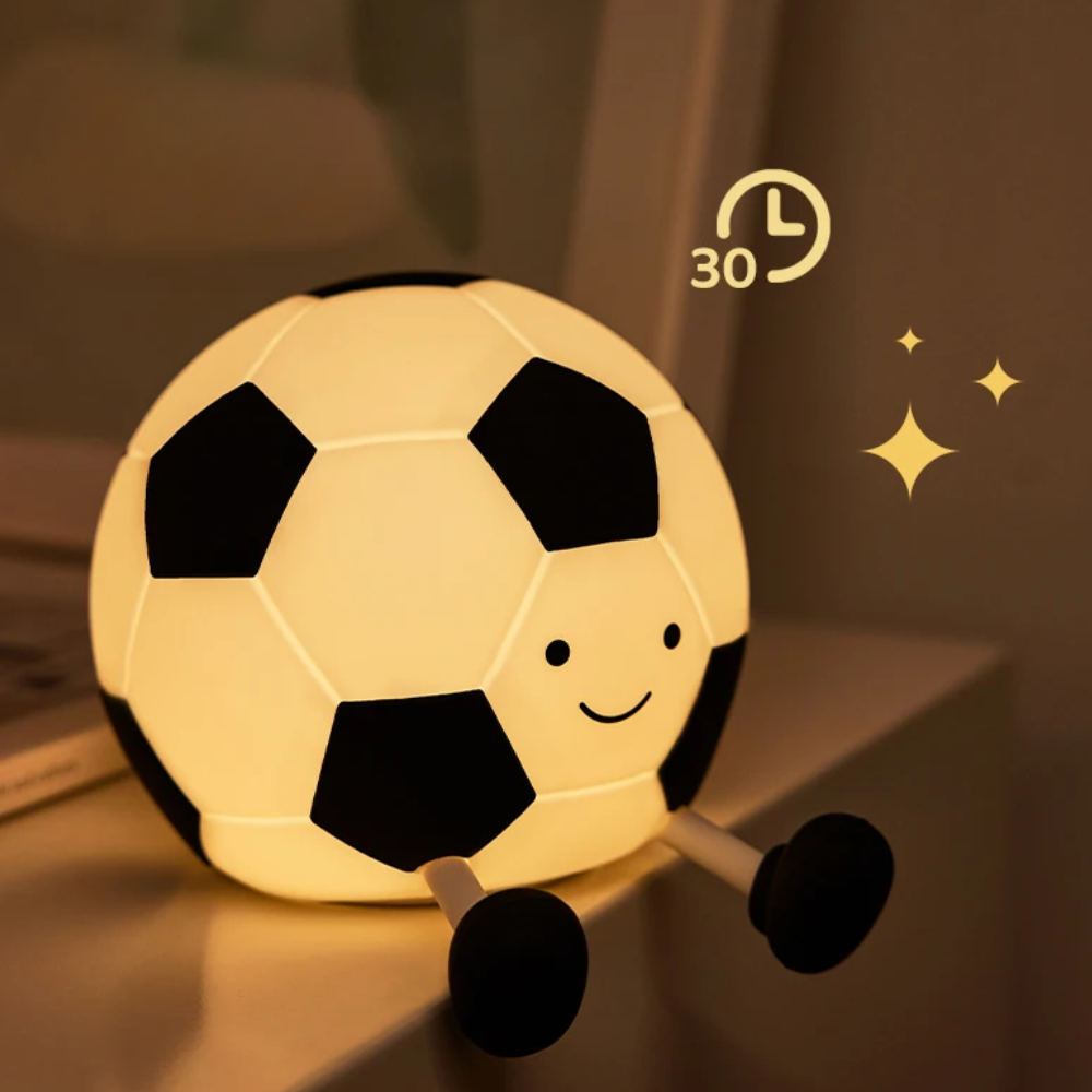 Veilleuse Ballon de Foot Tactile Apaisante