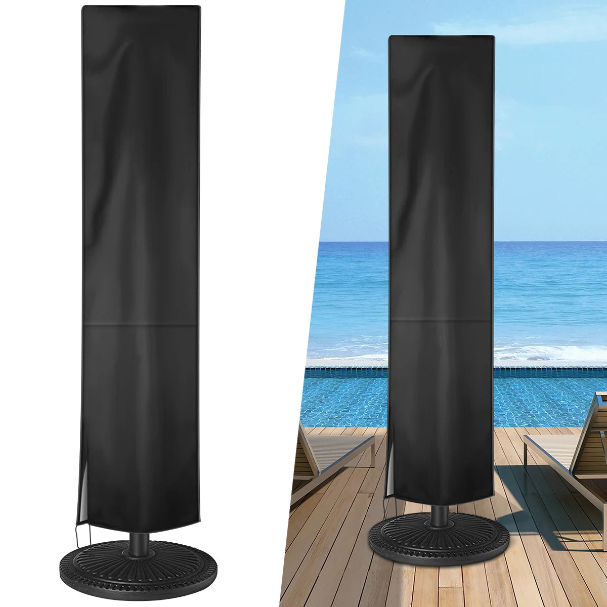 Housse Anti-Poussière pour Parasol de Plage