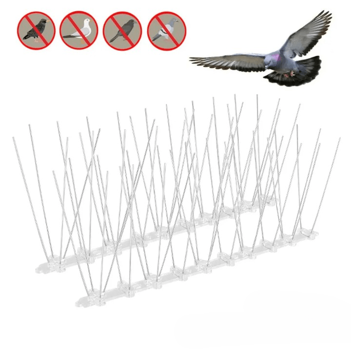 Jardioui 2 Kits de Pics (16+8 Offerts )(29.90 €/kit) Kit de Pics Anti-Oiseaux Ultra-Efficaces