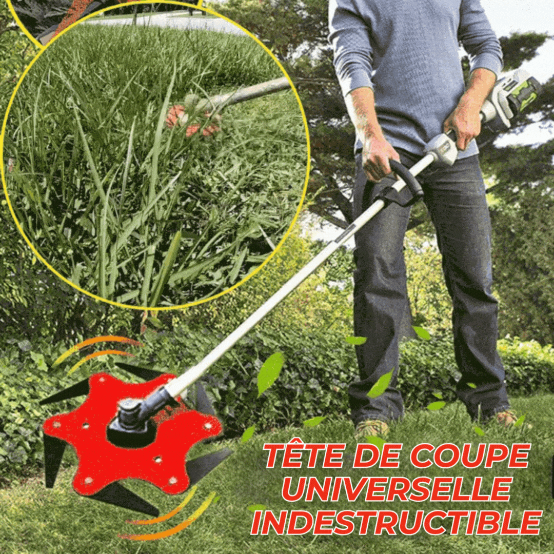 Jardioui Gardening Tools TĂȘte de coupe universelle indestructible