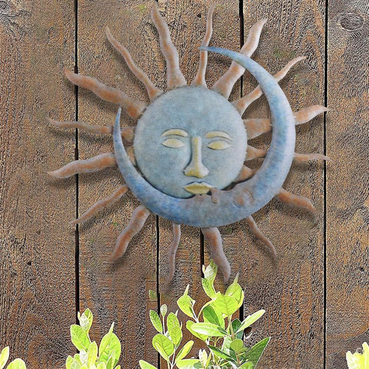 frJardioui Décoration Murale Extérieure " Le Baiser des Astres "