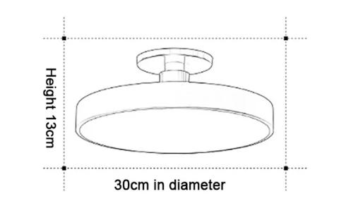 Plafonnier Chambre LED Nordique Moderne