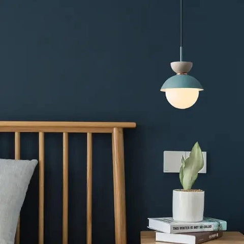 Suspension Luminaire Boule en Verre Nordique Moderne