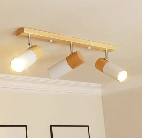 Plafonnier Salon LED à 3 Têtes Modulables Épuré