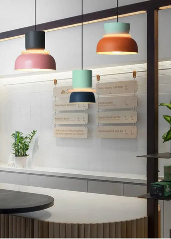 Suspension Luminaire LED Colorée Grand Format