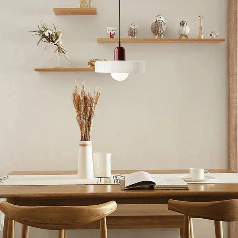 Suspension Luminaire Vintage en Verre Élégante