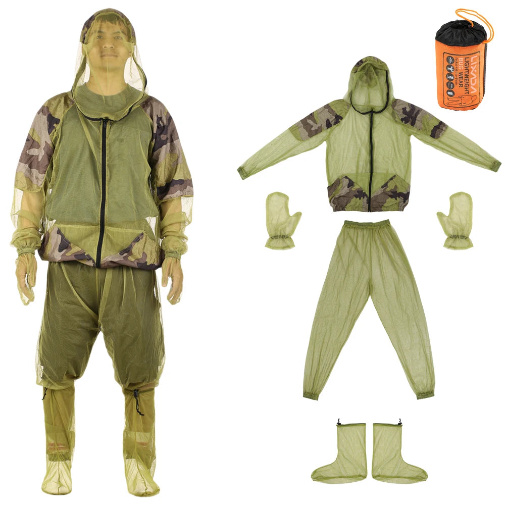 Tenue intégrale anti-moustiques respirante