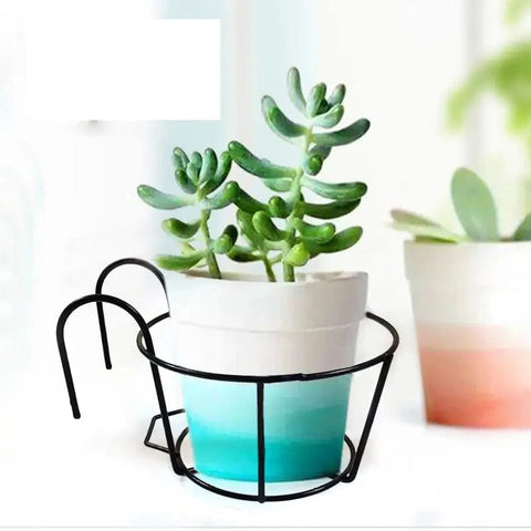 Porte - plante Suspendu Élégant pour Balcon (Lot de 2 + 1 Offert)