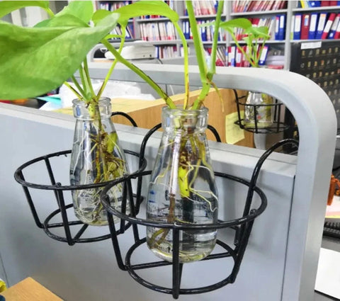 Porte - plante Suspendu Élégant pour Balcon (Lot de 2 + 1 Offert)