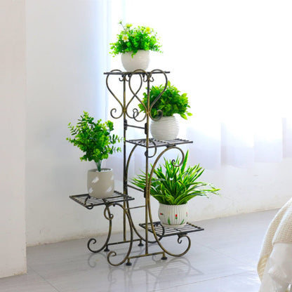frJardioui étagère pour plante Porte Plante en Fer Forgé Vintage