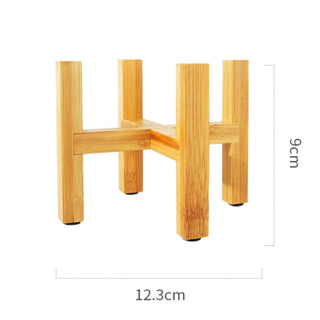 Petit Support de Plante en Bois Bambou ’Txikia’