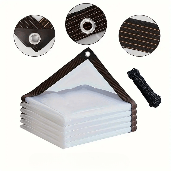 Housse De Protection Transparente Meubles Jardin 3 Places – 160x80x75 Cm Anti-Poussière