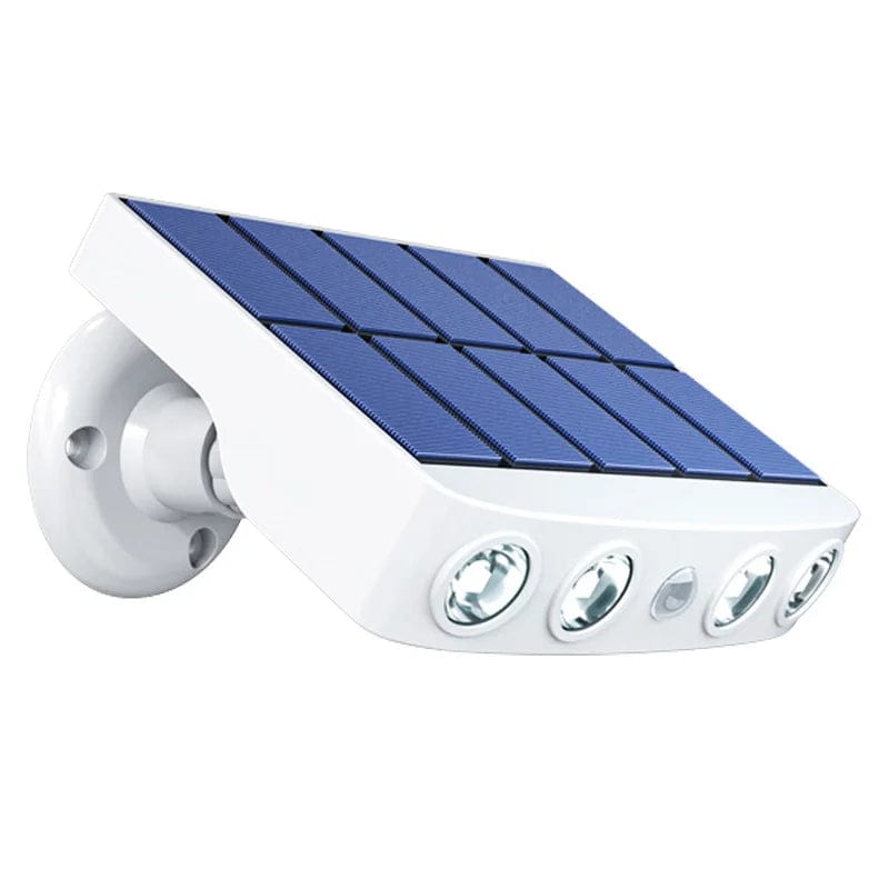 Jardioui 1 Lampe (34.90 €/ pcs) / Blanche Lampe murale solaire Puissante à détecteur de mouvements