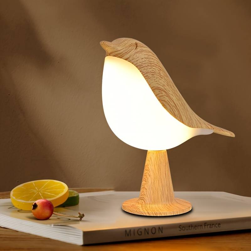 Jardioui 1 Lampe (39.90 €/ pcs) Lampe de Chevet Tactile Décorative Oiseau