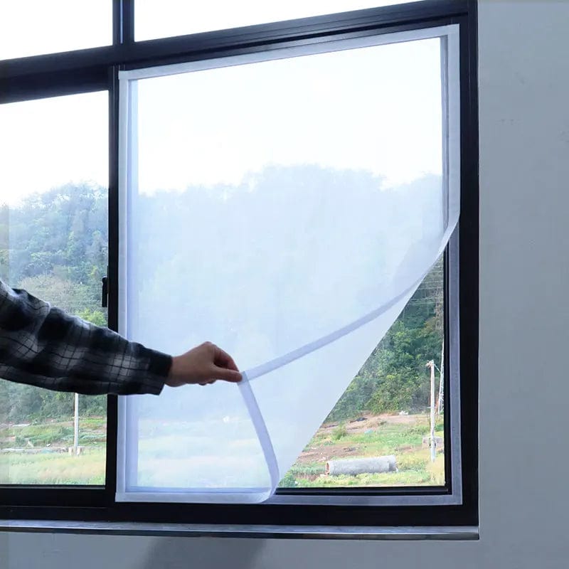 Jardioui 1 Moustiquaire / 40x80 cm Moustiquaire de fenêtre auto-adhésive anti-intrusion robuste