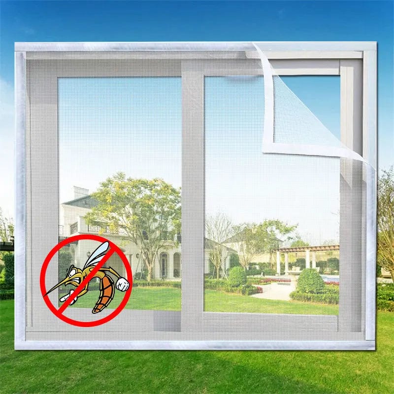 Jardioui 1 Moustiquaire / 60x100cm Moustiquaire de fenêtre auto-adhésive anti-intrusion robuste