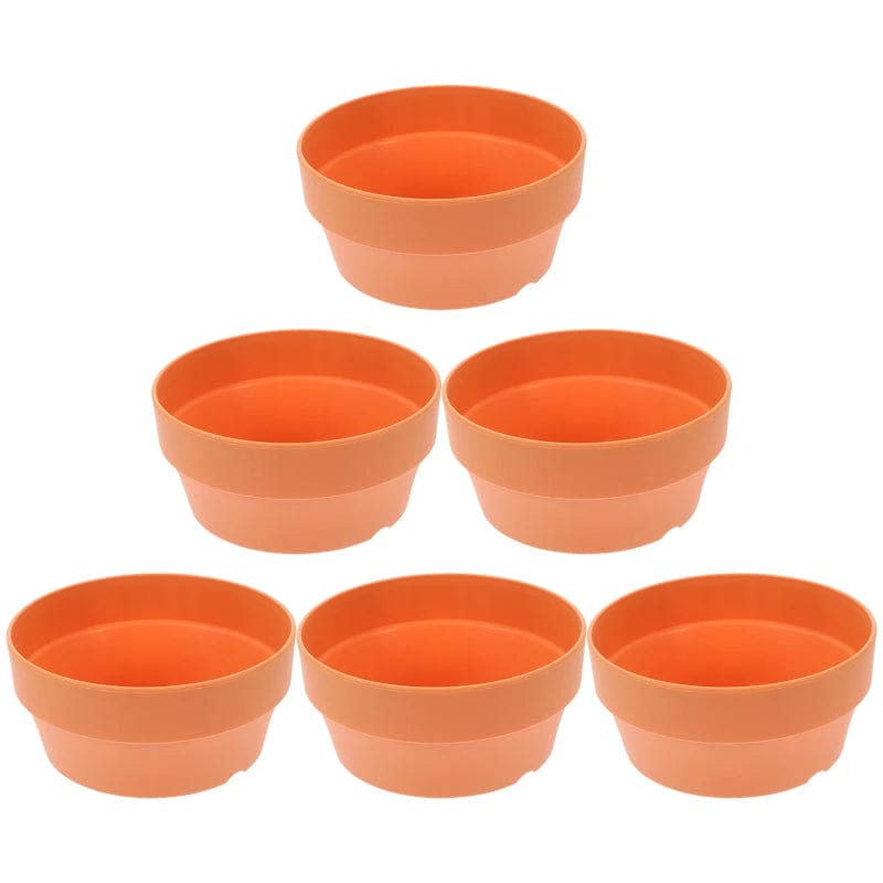 Jardioui 12 Pots (8 + 4 Offerts) (4.17 €/ pcs) Pots de Fleurs en Terre Cuite Écologiques (4 + 2 Offerts)