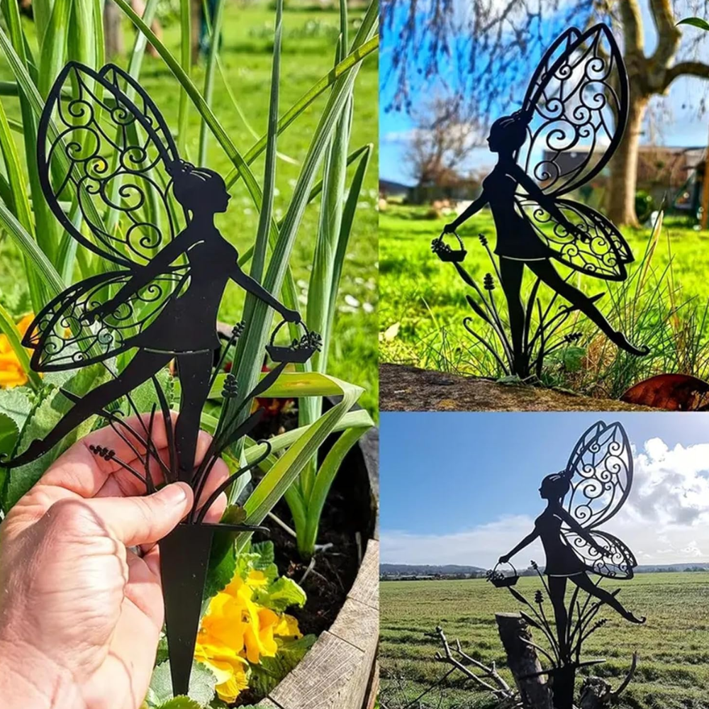 Jardioui 3 Décorations (9.67 €/ pcs) Décoration de Jardin Fééerique en Métal