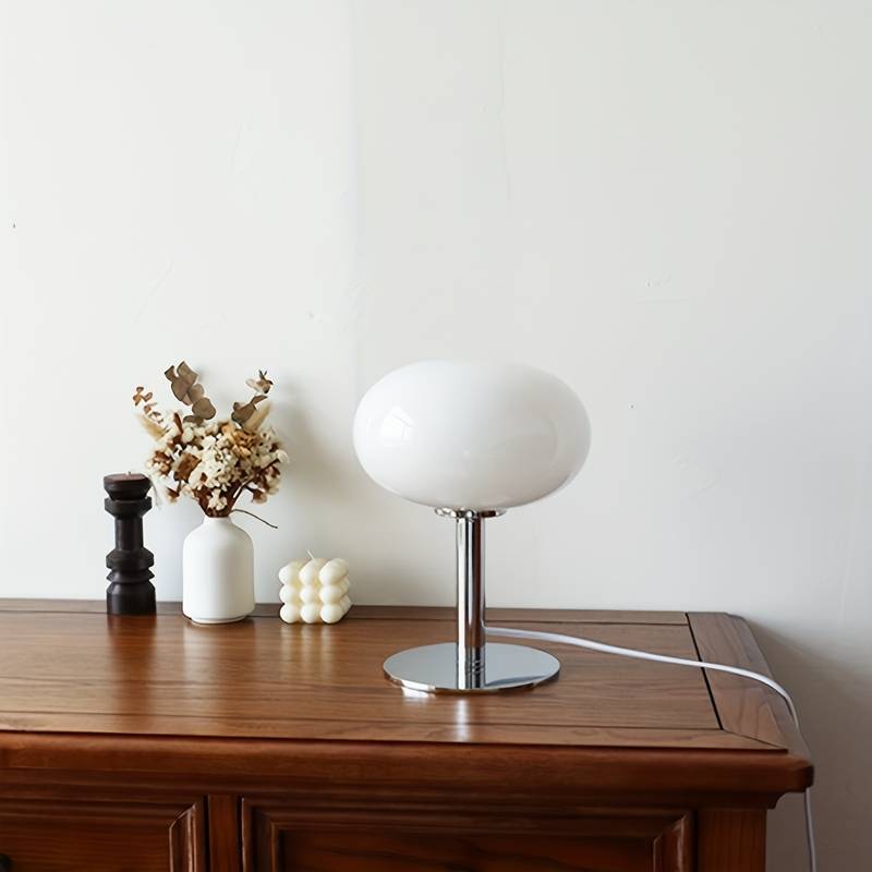 Jardioui Blanc Lampe de Table Artistique Moderne