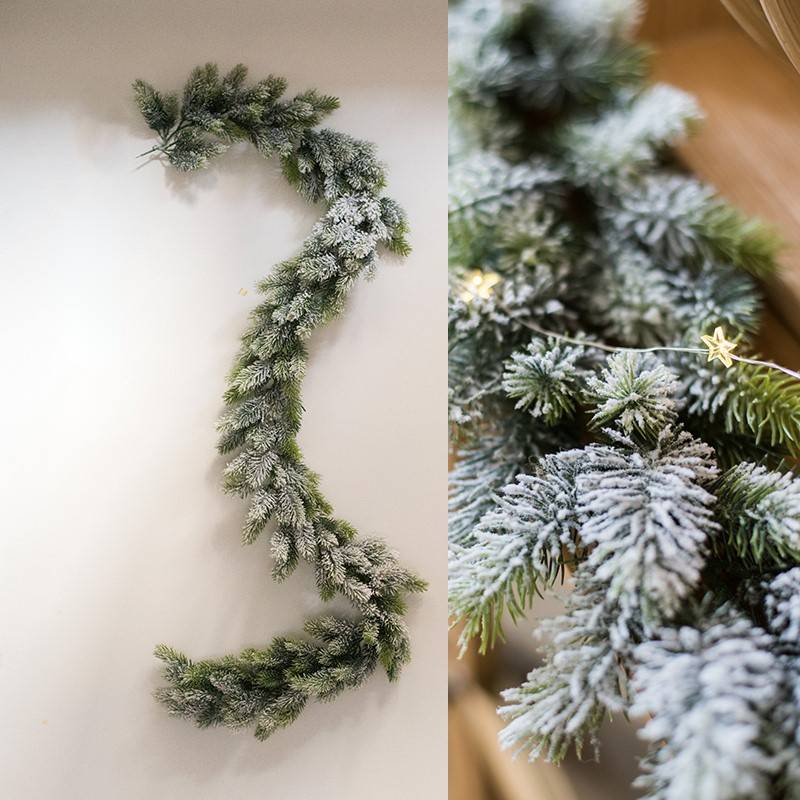 Jardioui Guirlande Enchantée Plantes de Noël Couronne