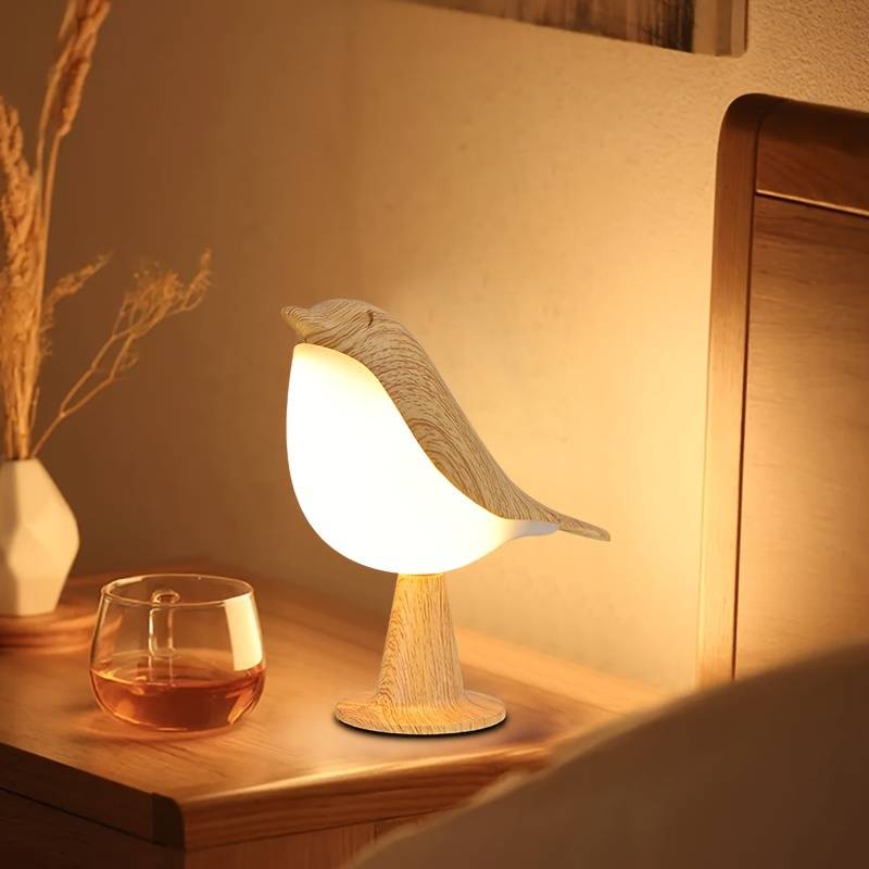 Jardioui Lampe de Chevet Tactile Décorative Oiseau