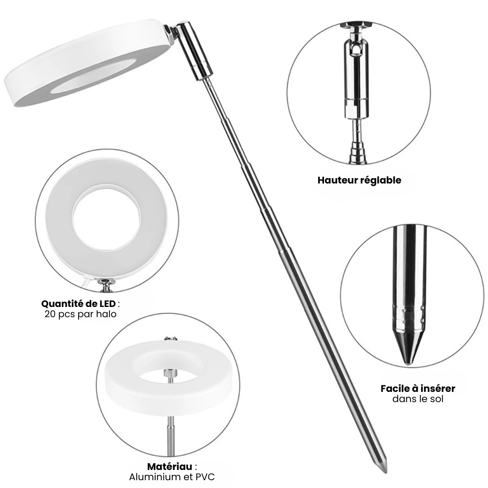 Jardioui Lampe de Croissance LED d'Intérieur (2+1 Offert)