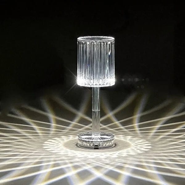 Jardioui Lampe en Crystal effet Diamant Multicolore