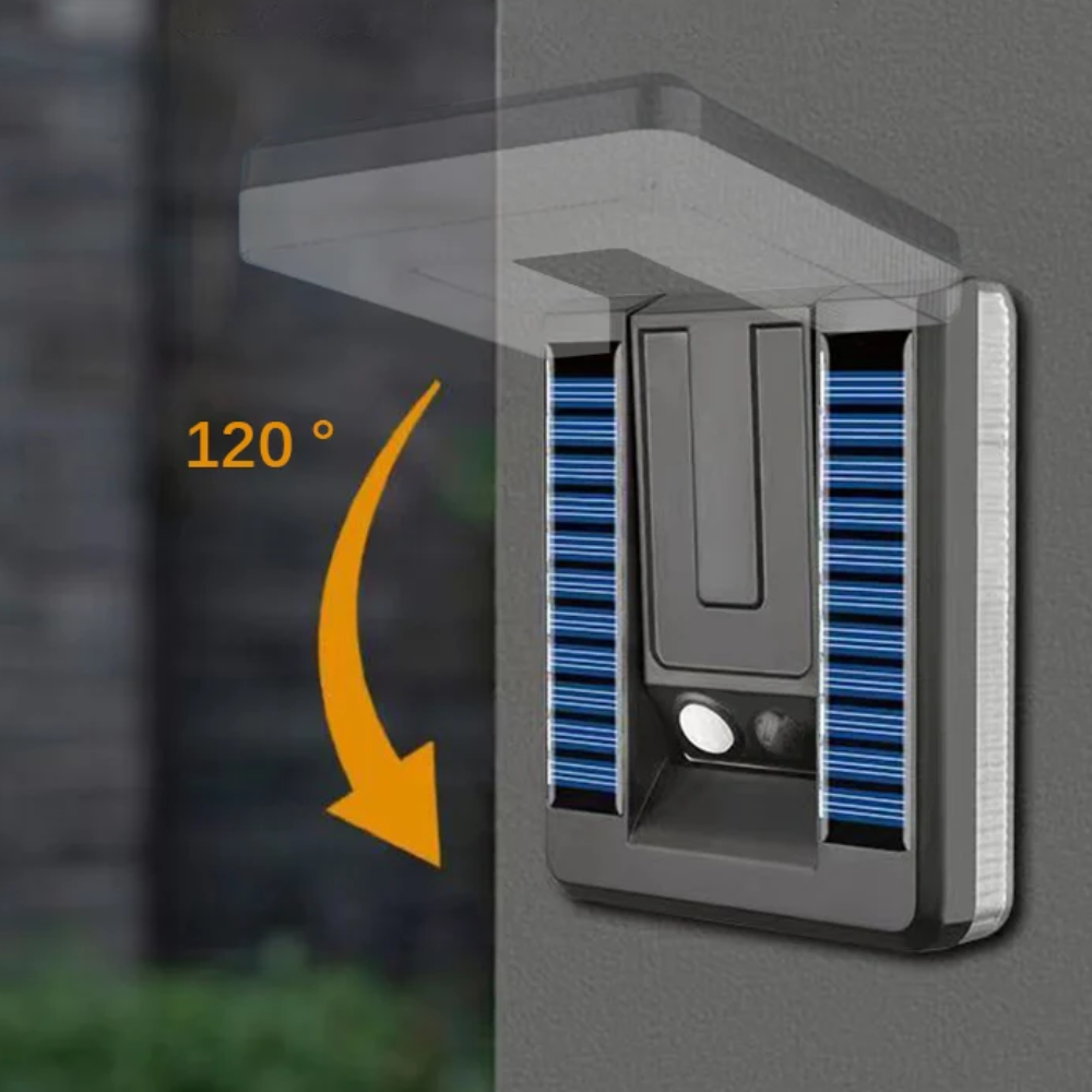 Jardioui Lampe Extérieure Solaire Détecteur de Mouvement