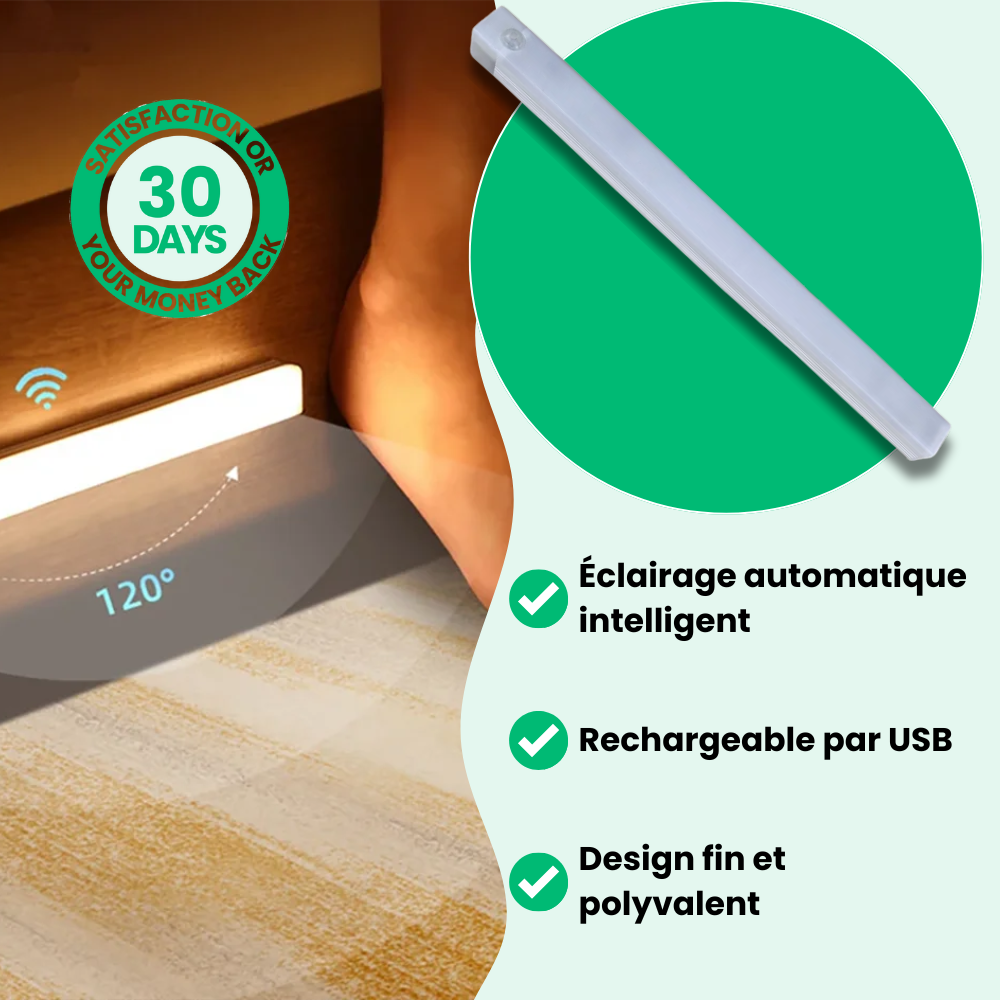 Jardioui Lampe LED avec Détecteur de Mouvement Intérieur