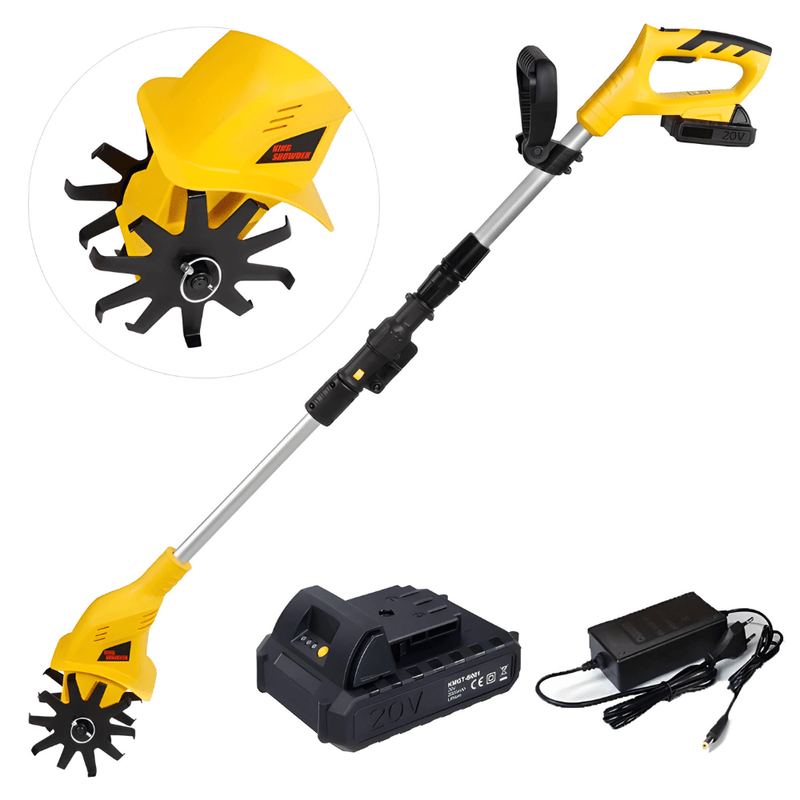 Motobineuse Électrique Sans Fil 18V Makita 450W - Pliable Avec Tube Télescopique, Profondeur 40mm, 360rpm - Idéale Pour Jardin Et Potager (sans Batterie)