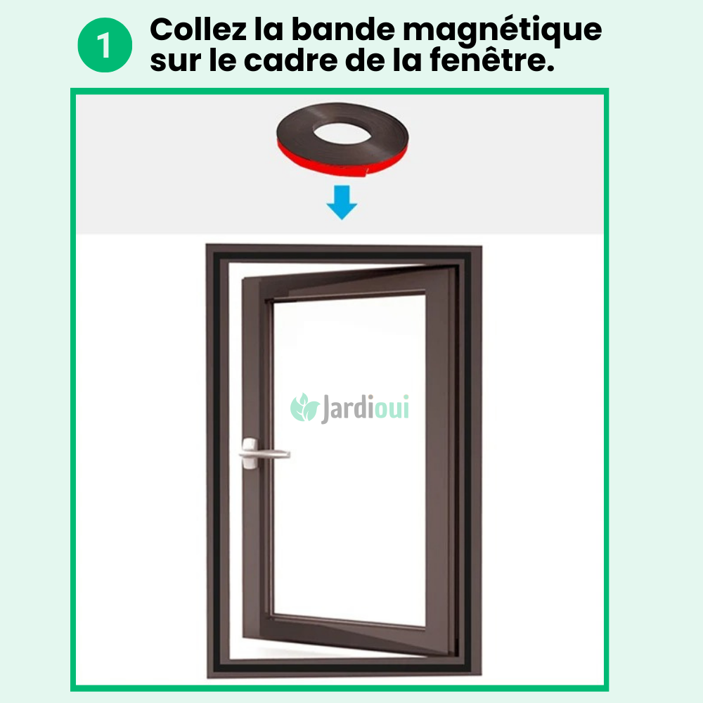 Jardioui Moustiquaire Magnétique sur Mesure