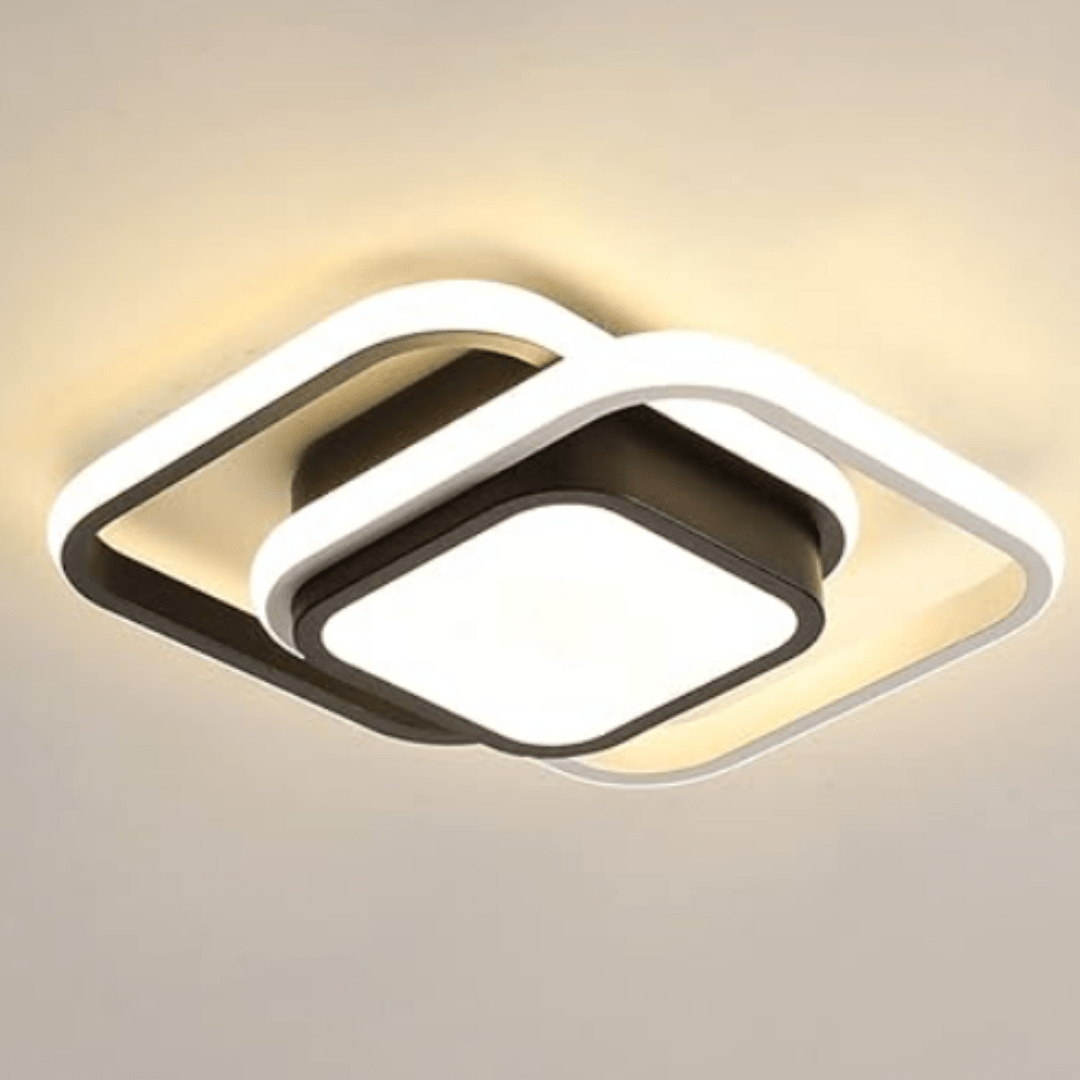 Jardioui Plafonnier LED Design Enchevêtré Compact