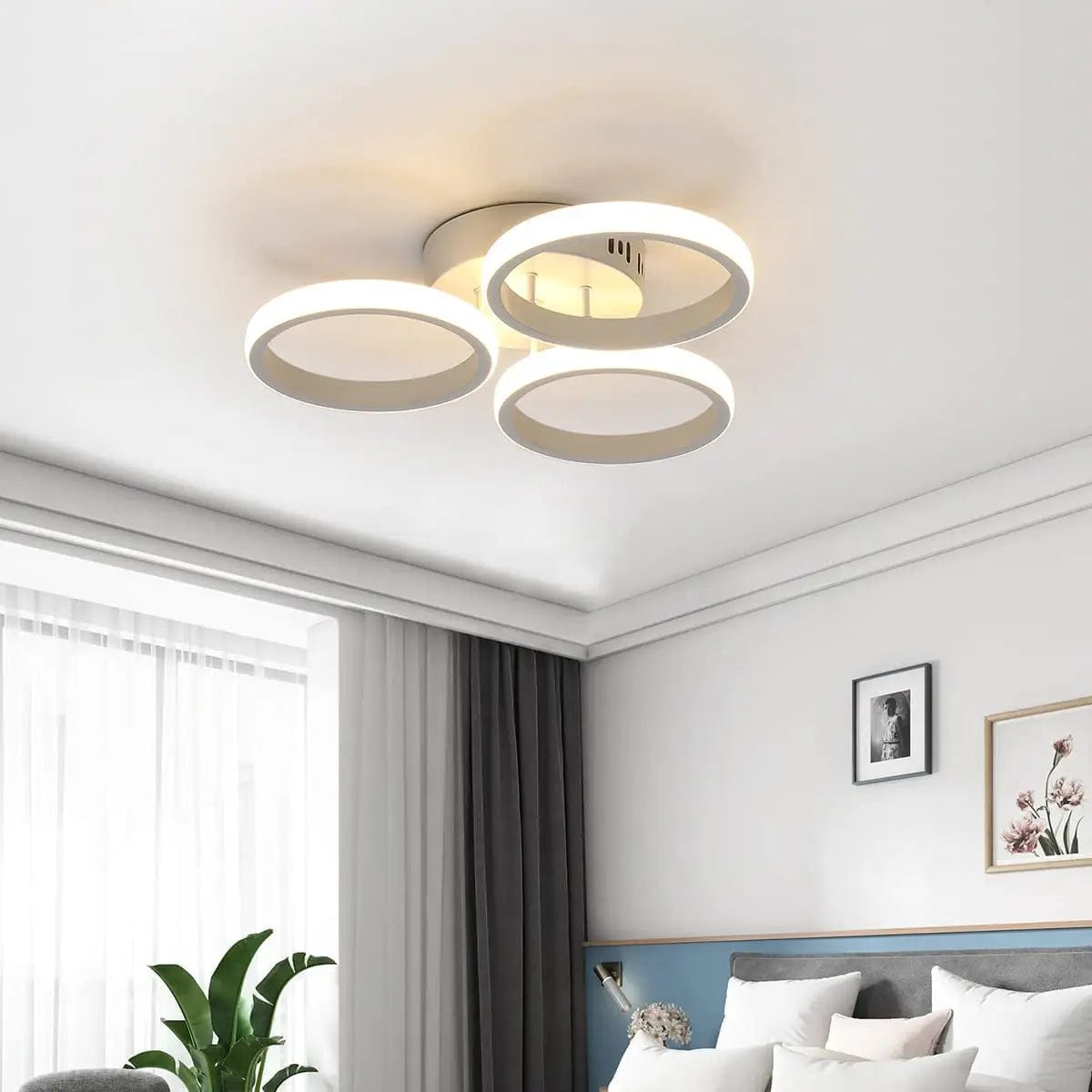 Jardioui Plafonnier LED Design Moderne Circulaire