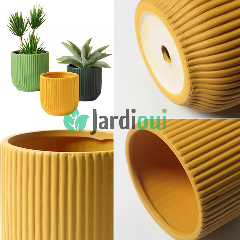 Jardioui Pot de Fleur en Céramique Élégant