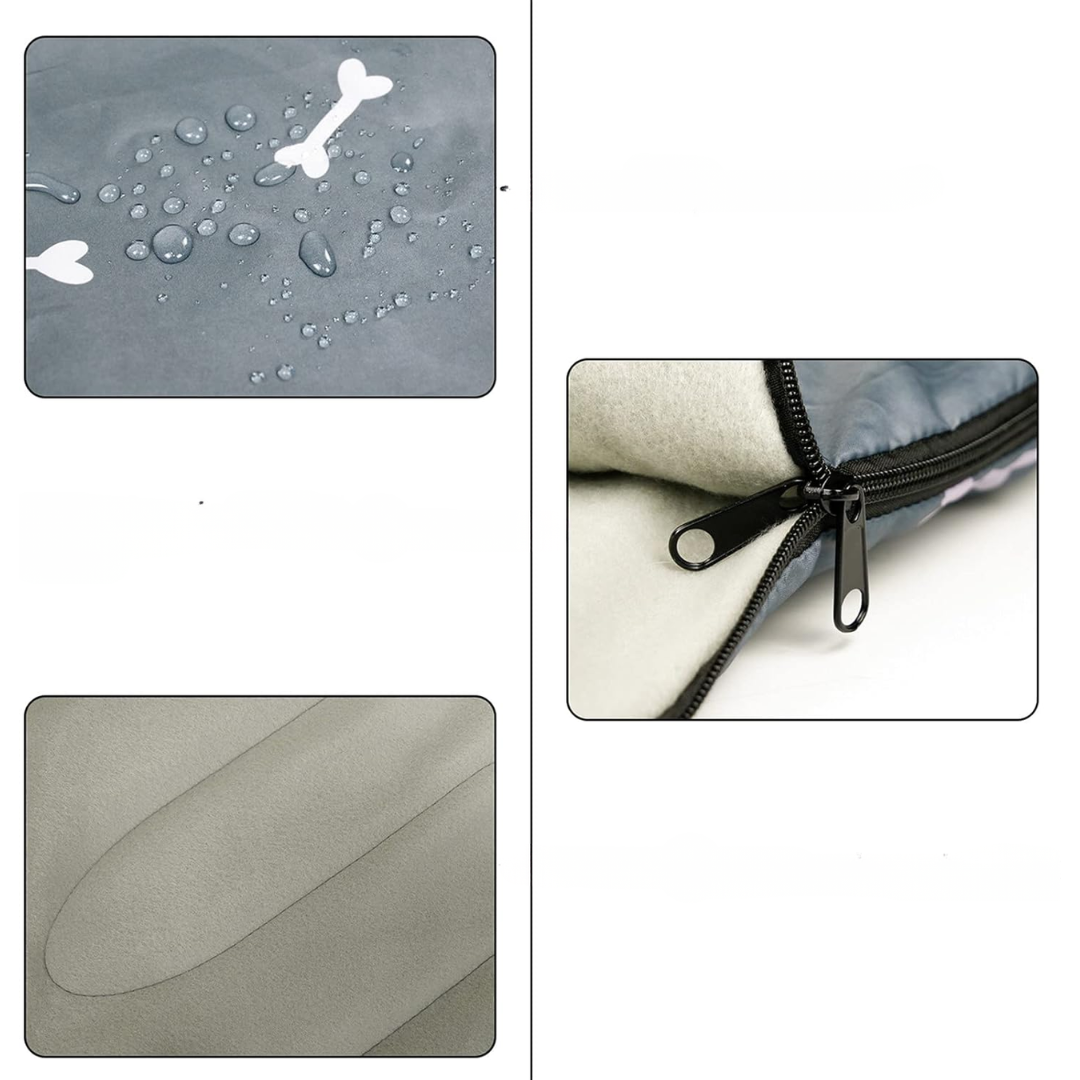 Jardioui Sac de Couchage Extérieur Ultra-Confort pour Chien