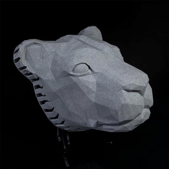 Jardioui Tête de lion Applique Murale LED 3D Animaux Féérique