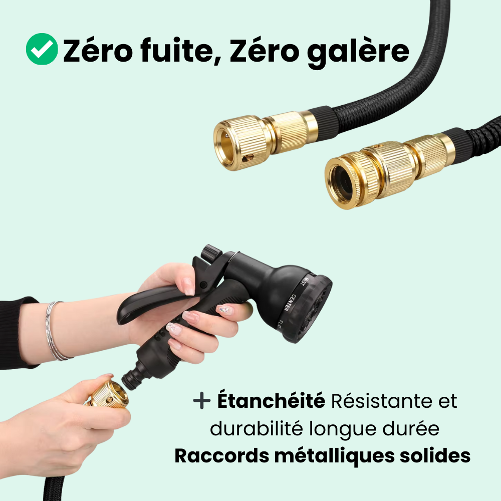 Jardioui Tuyau d'Arrosage Extensible Premium