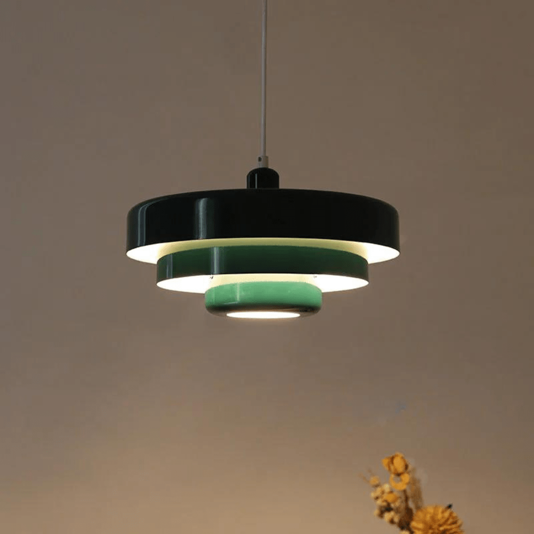Jardioui Vert / Blanc froid Suspension Luminaire Vintage LED Sophistiquée