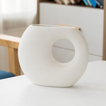 frJardioui Blanc Vase en Céramique "Novità"