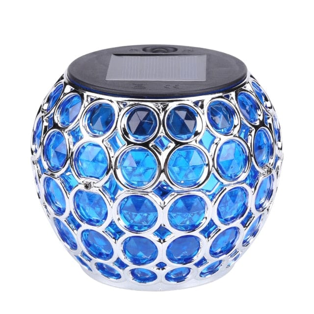 frJardioui Bleu Lampe Solaire Mosaïque LED