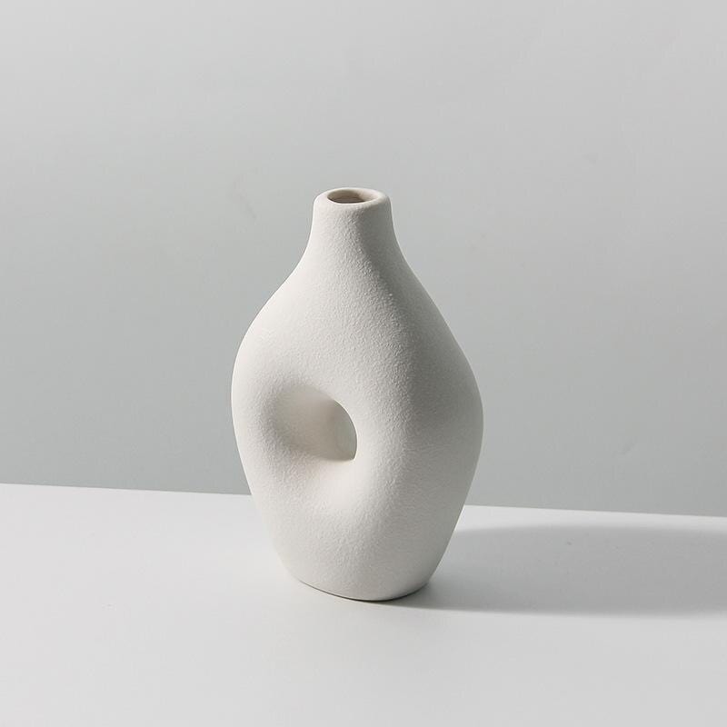 frJardioui C Vase Nordique Minimaliste en Céramique