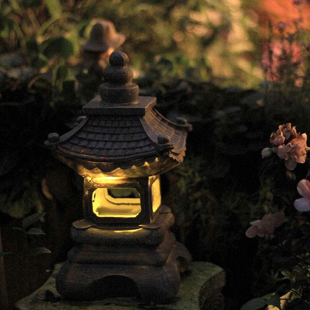 frJardioui Lanterne Solaire Lanterne Japonaise Traditionelle Solaire