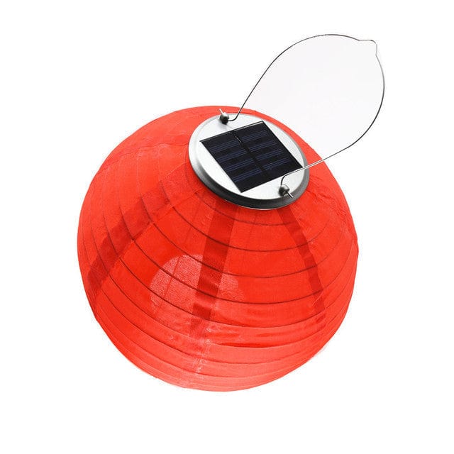 frJardioui Lanterne Solaire Rouge Lanterne Chinoise Solaire pour Extérieur