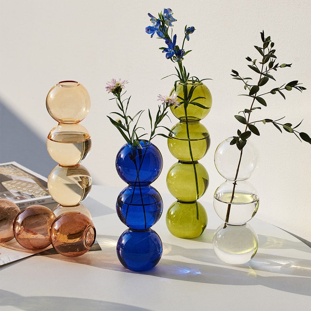 frJardioui Vase en Verre "Bubble Glass"
