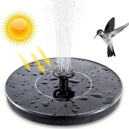 Jardioui Fontaine solaire à LED Multicolores