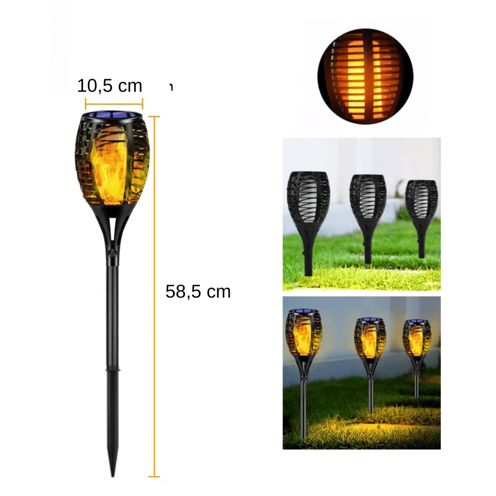 Jardioui 0 Torche effet flamme Premium